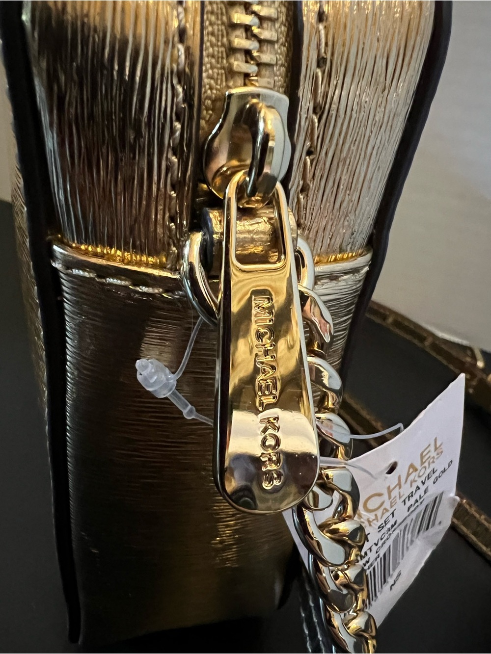 Michael Kors Metallic Gold Crossbody Bag - Picture 8 of 8